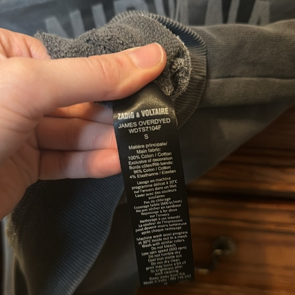 Zadig and Voltaire James Oversized Nirvana Crewneck - Picture 5 of 6